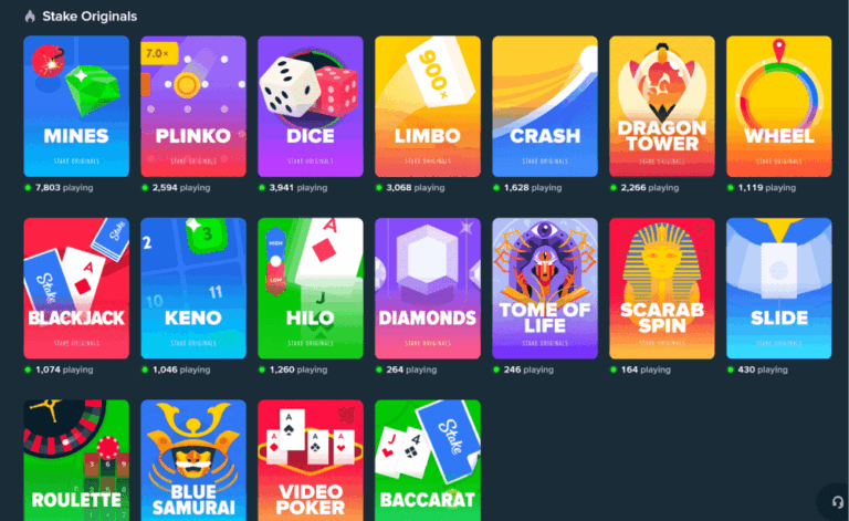 Stake Original Spiele
